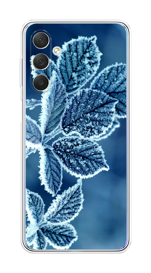 

Чехол на Samsung Galaxy M54 "Зима 6", Бирюзовый;белый, 2108250-2