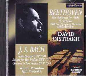 

Violin Sonatas - by Johann Sebastian Bach, 1 CD