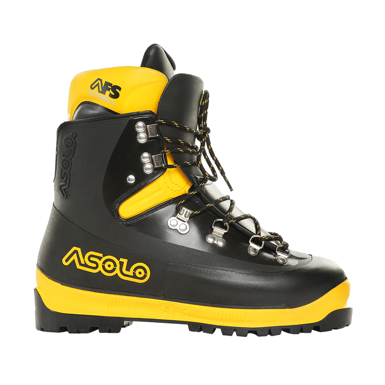 Ботинки Asolo Alpine AFS 8000 Evo, Black/Yellow, 11 UK