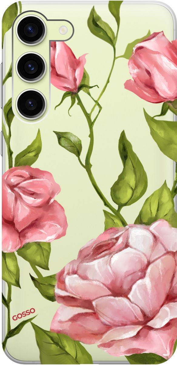 

Чехол на Samsung Galaxy S23+ с 3D принтом "Amazing Roses" прозрачный, Прозрачный;белый, 158387