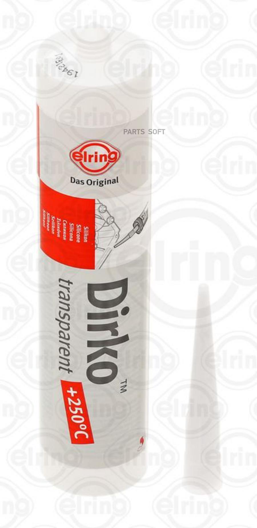 Герметик Dirko 310ml Прозрачный (Туба Под Пистолет) Универсальный -60 + 250 Elring арт. 21