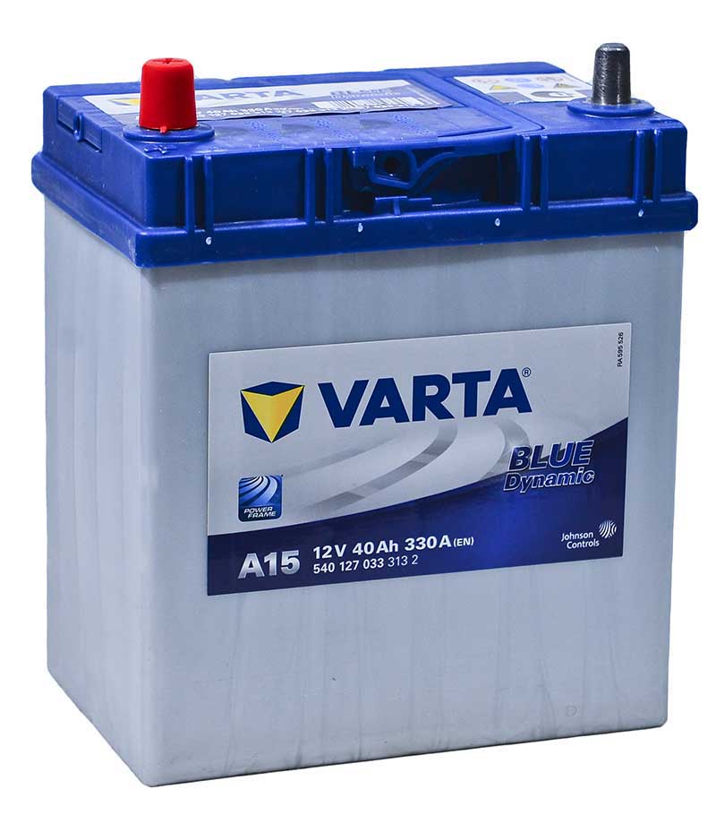 

Аккумулятор Varta Blue Dynamic Asia A15 40 А/ч 330 A пр.пол. Азия авто 540127 без борт