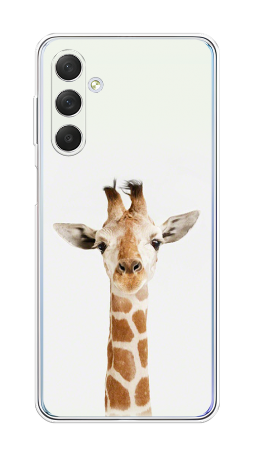 

Чехол на Samsung Galaxy M54 "Любопытный жираф", Бежевый;коричневый, 2108250-1