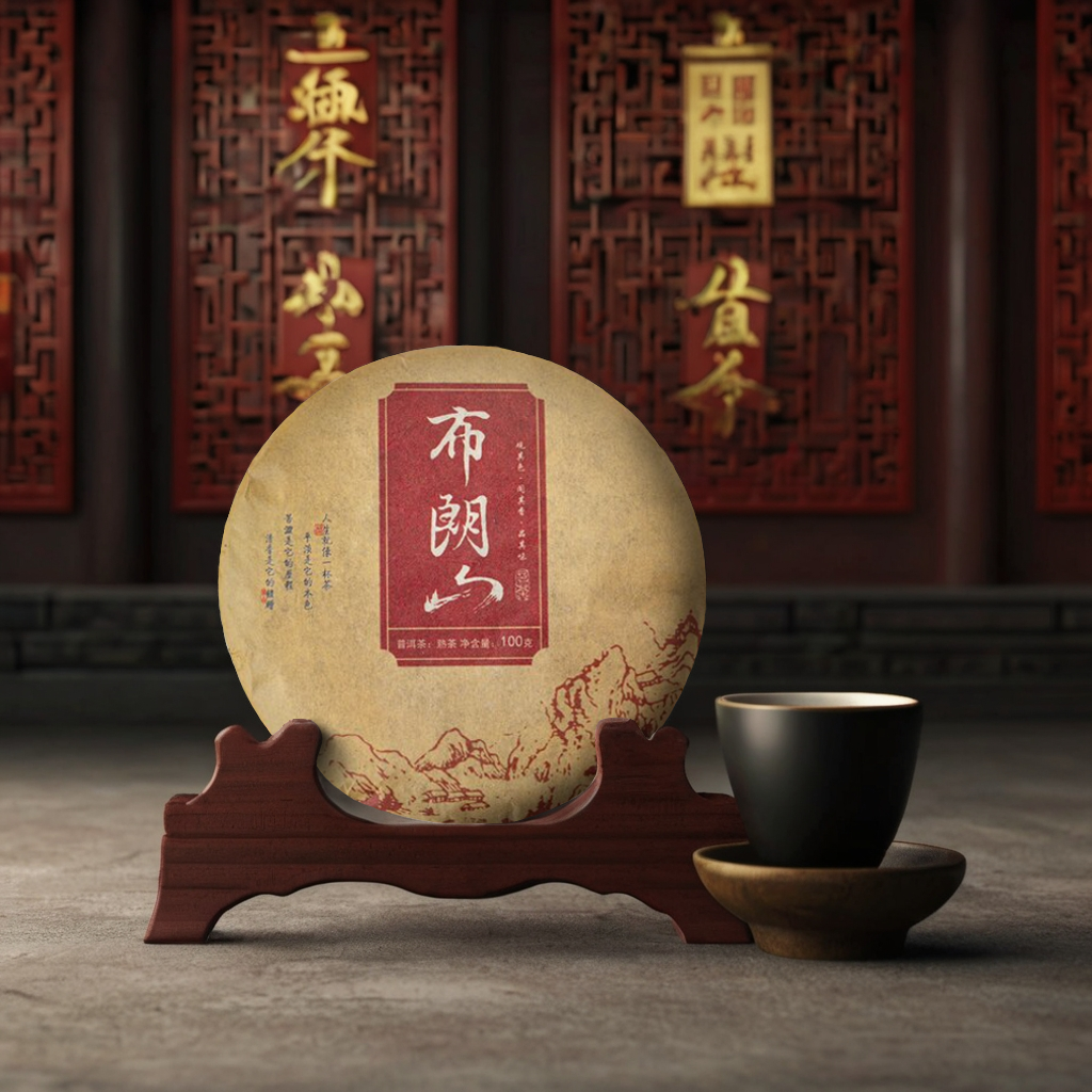 Чай шу пуэр Fujian Province Guang Fu Tea Путь чая, 100 г