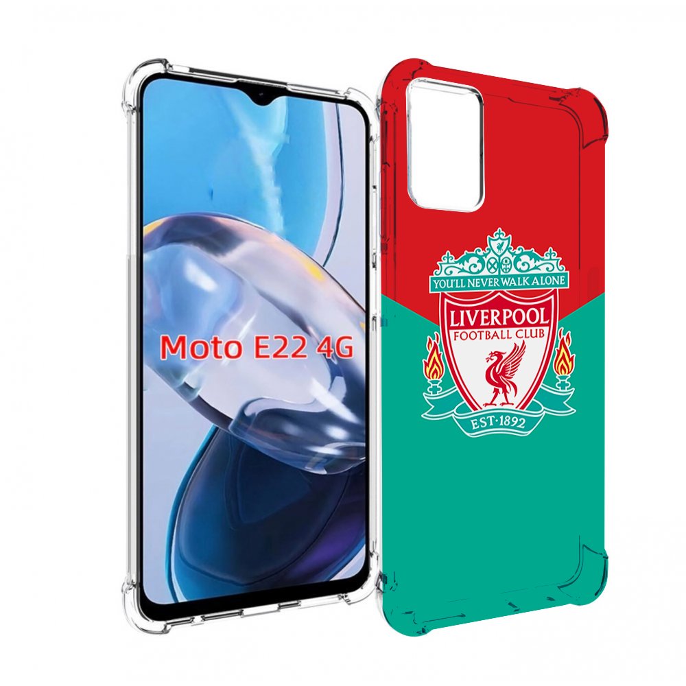 

Чехол MyPads Ливерпуль мужской для Motorola Moto E22 4G / E22i 4G, Прозрачный, Tocco