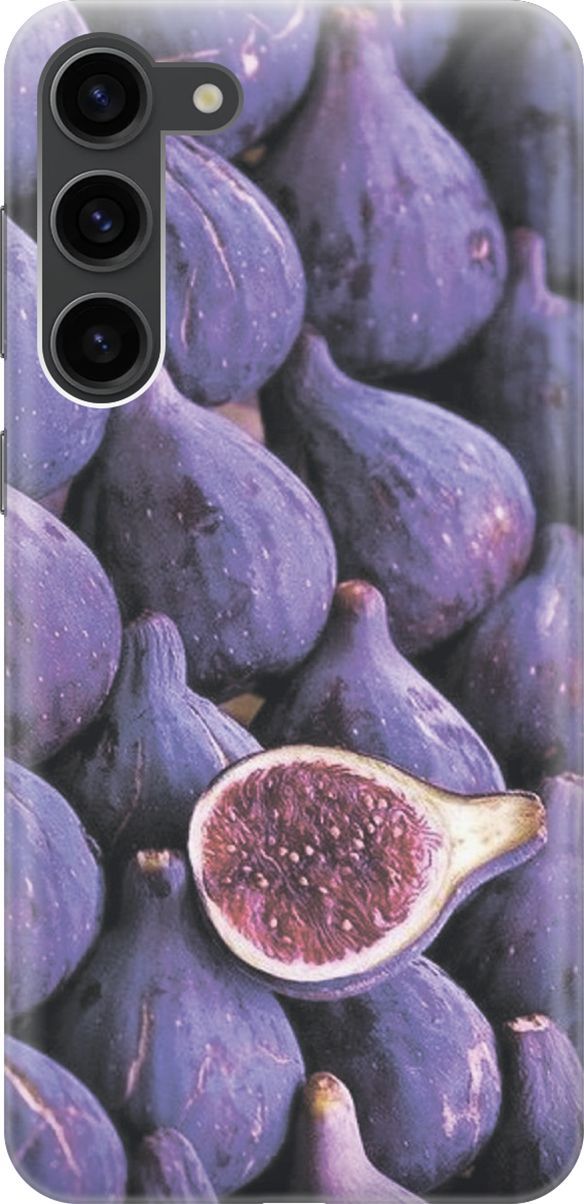 

Чехол на Samsung Galaxy S23+ "Спелый инжир", Фиолетовый, 158385