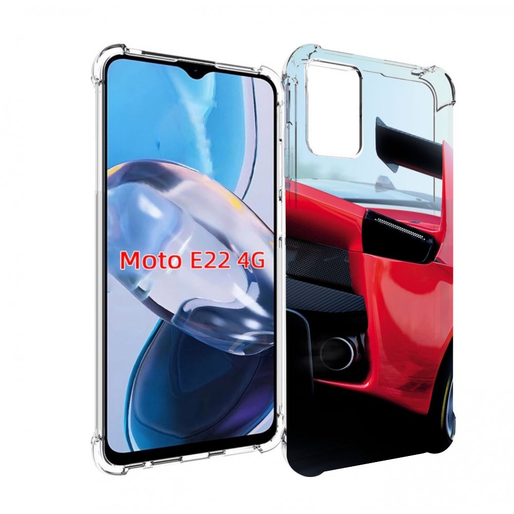 

Чехол MyPads Крыло-машины мужской для Motorola Moto E22 4G / E22i 4G, Прозрачный, Tocco