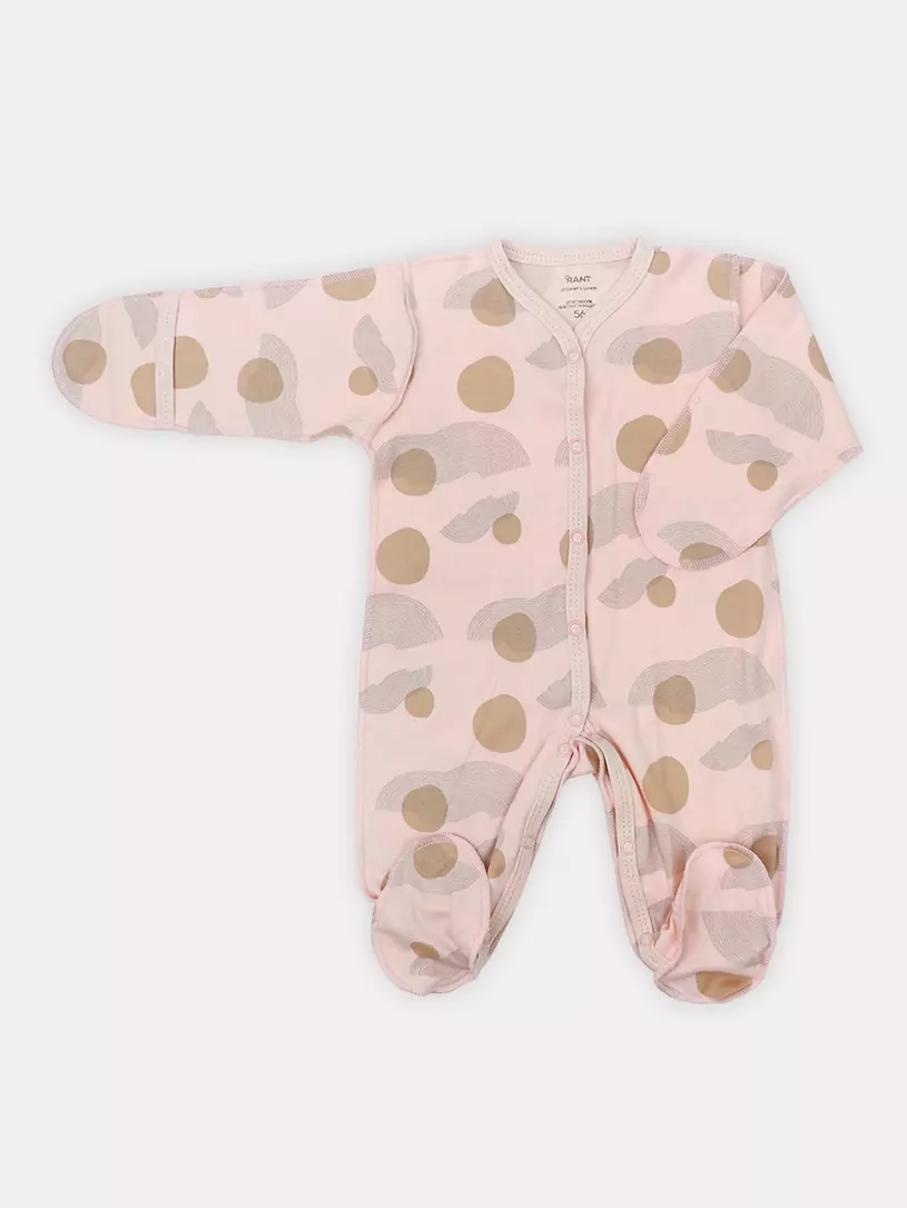 фото Комбинезон rant hugs and kisses pattern pink р.62