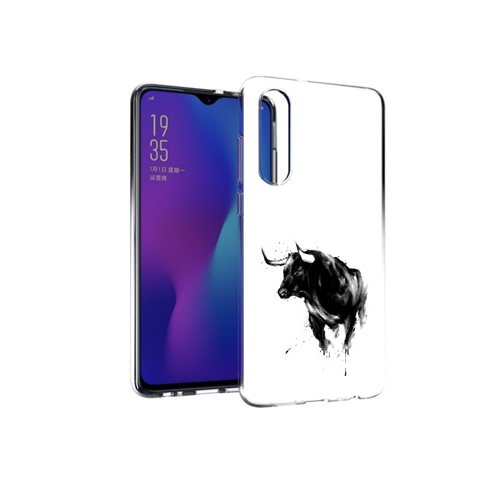 

Чехол MyPads Tocco для Huawei P30 бык, Прозрачный, Tocco