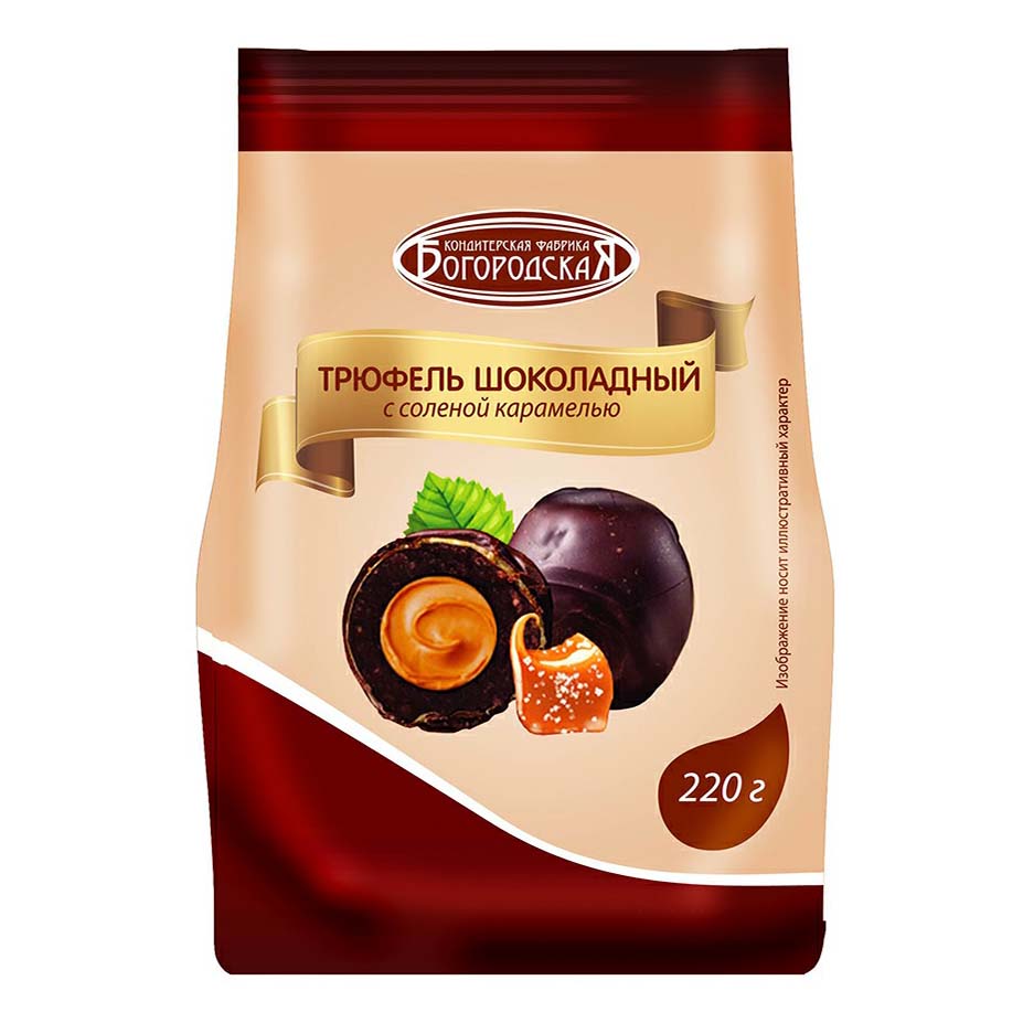 

Конфеты шоколадные Кондитерская фабрика Богородская с соленой карамелью 220 г