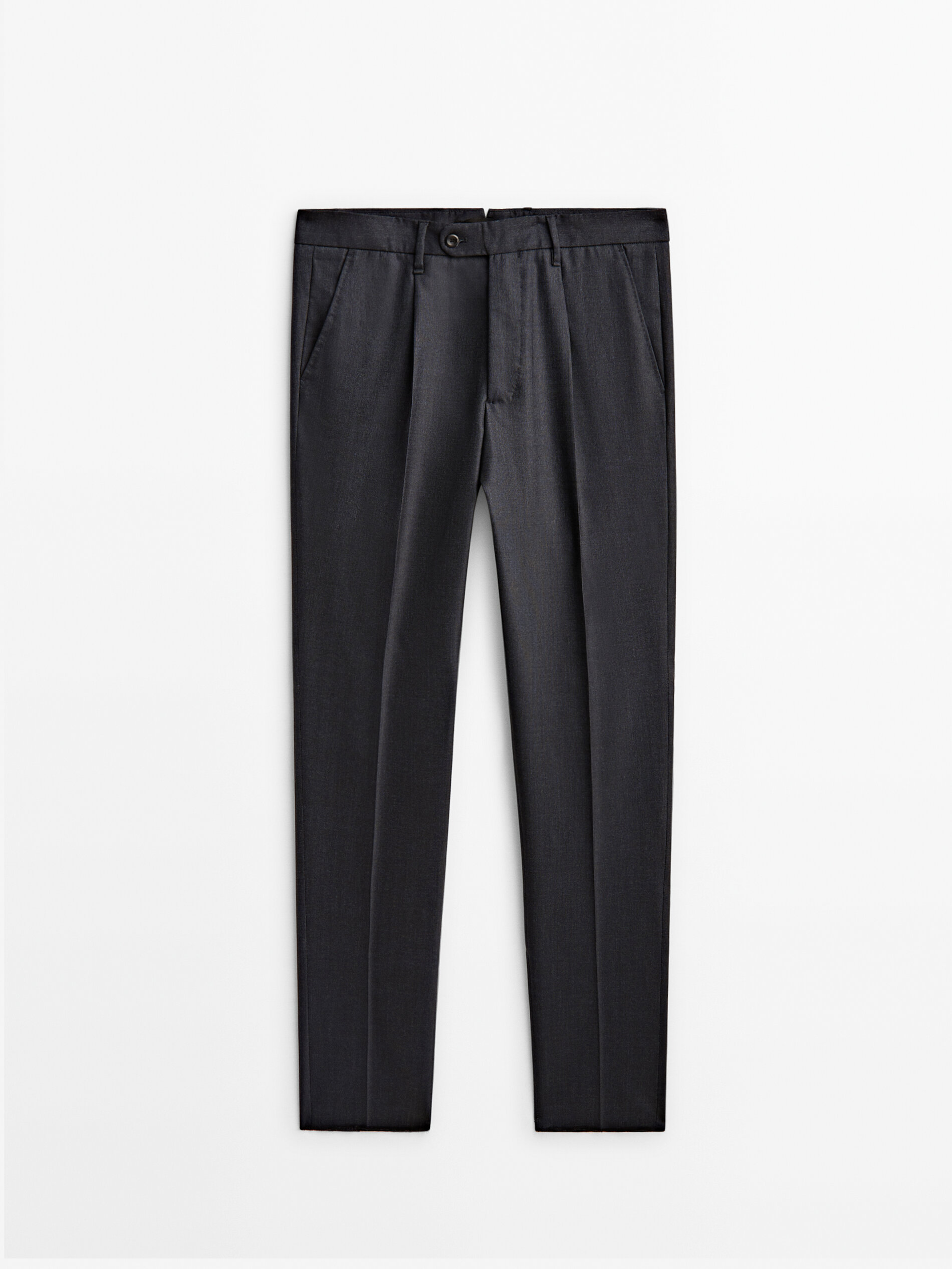 

Брюки мужские Massimo Dutti 00076666401 синие 48, 00076666401