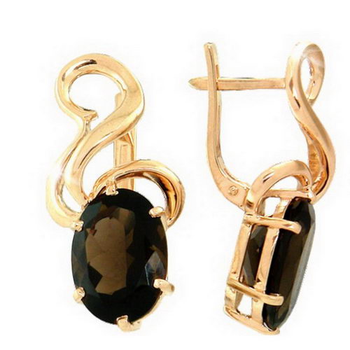 

Серьги из красного золота Александра кл481а-29, янтарь, кл481а-29