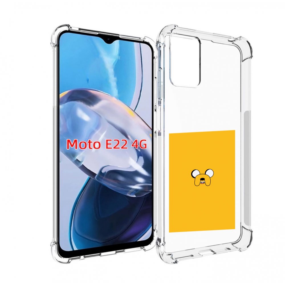 

Чехол MyPads Джейк-время-приключений для Motorola Moto E22 4G / E22i 4G, Прозрачный, Tocco
