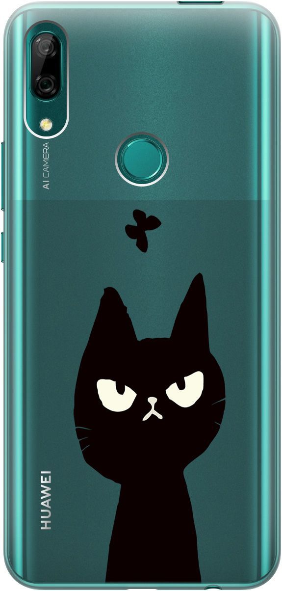 

Чехол на Honor 9X/Huawei P Smart Z/Y9 Prime (2019) "Disgruntled Cat" прозрачный, 5248