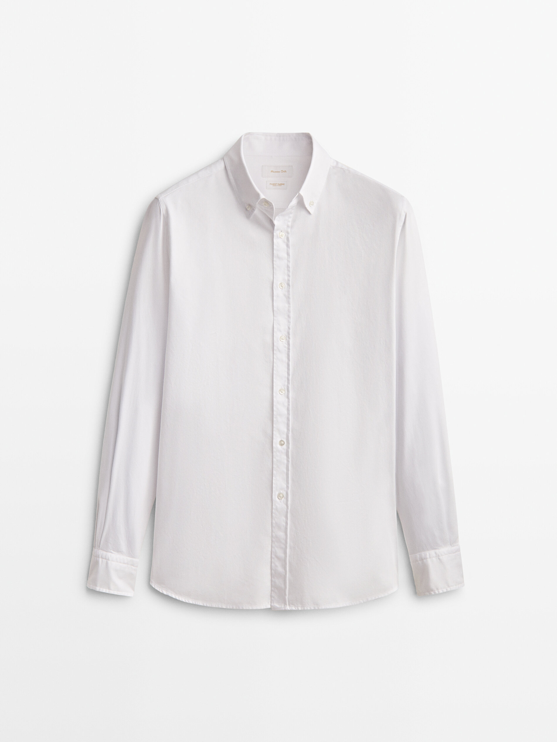 

Рубашка мужская Massimo Dutti 00152362250 белая S, 00152362250