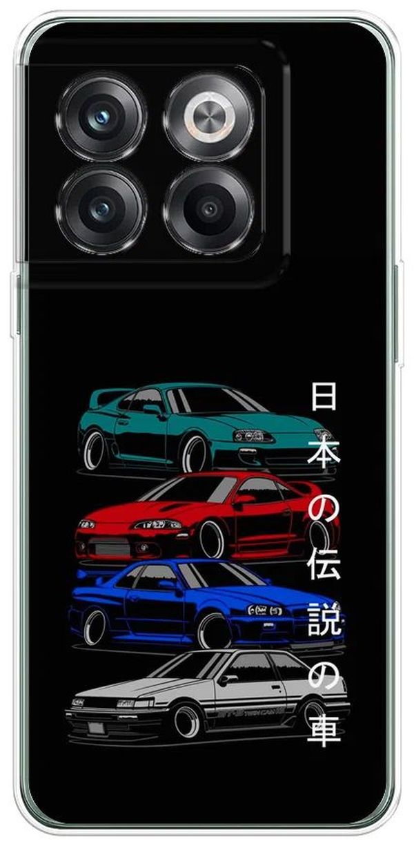 

Чехол Awog на OnePlus Ace Pro / ВанПлас Ace Pro "JDM Legend cars", Разноцветный, 153350-5