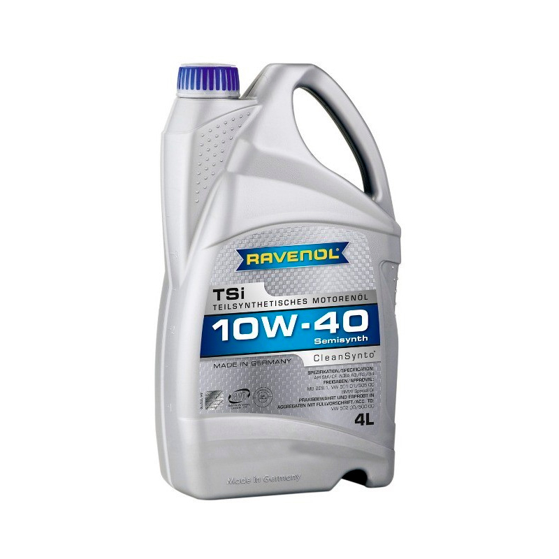 

Моторное масло Ravenol полусинтетическое 10W40 TSI 4л