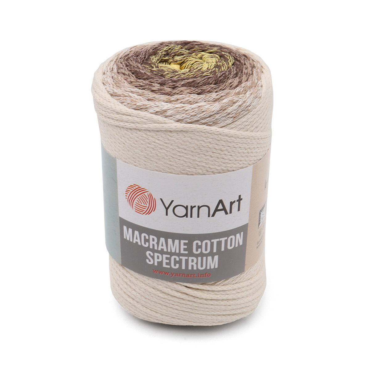 

Пряжа для вязания YarnArt Macrame Cotton Spectrum 250г, 225м (1301), 4 мотка, Бежевый, 7733926