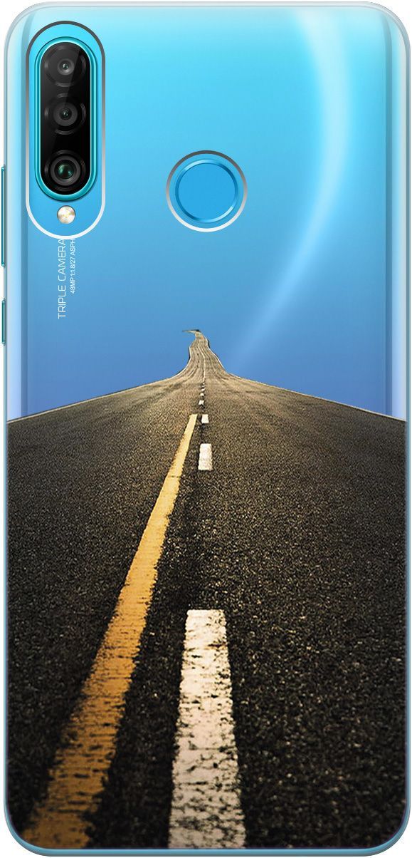 

Чехол на Honor 20 Lite/20s/Huawei P30 Lite "Road" прозрачный, Прозрачный;коричневый, 5256