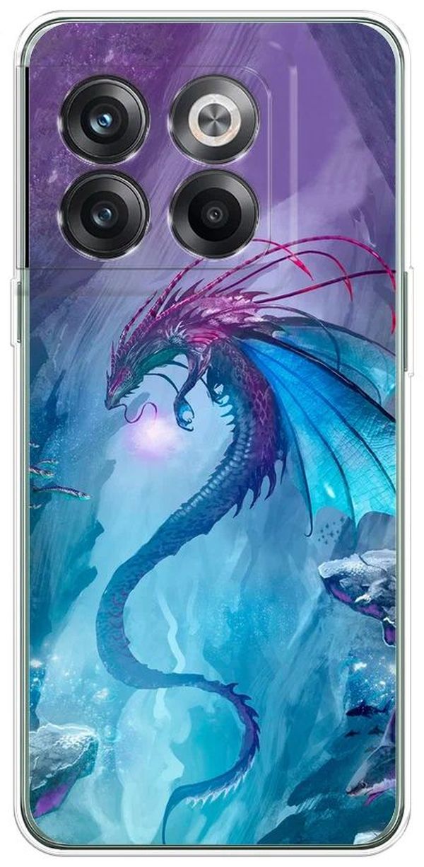 

Чехол Awog на OnePlus Ace Pro / ВанПлас Ace Pro "Водный дракон", Разноцветный, 153350-2