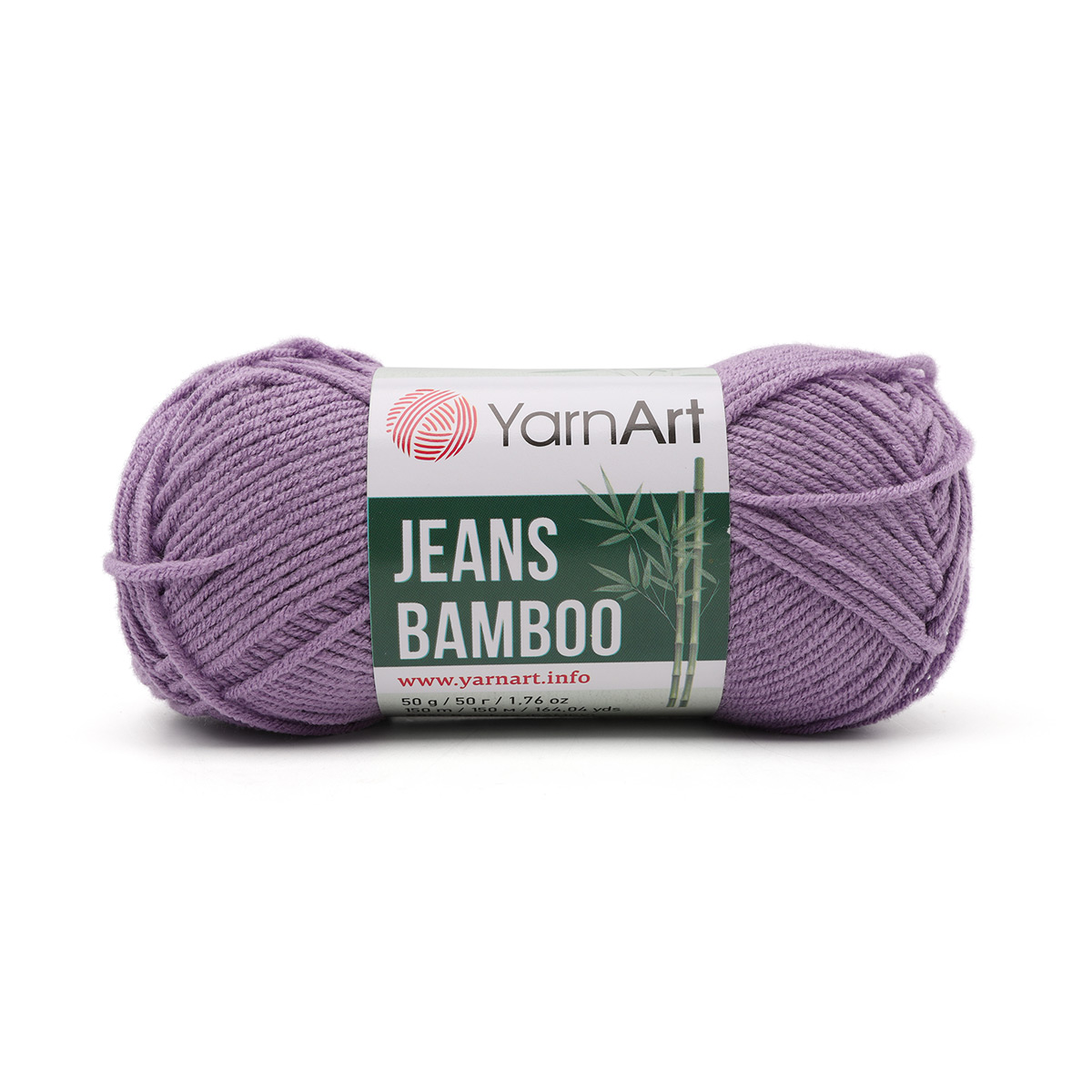 

Пряжа YarnArt Jeans bamboo 50г, 150м, бамбук, полиакрил, 116 сиреневый, 10 мотков