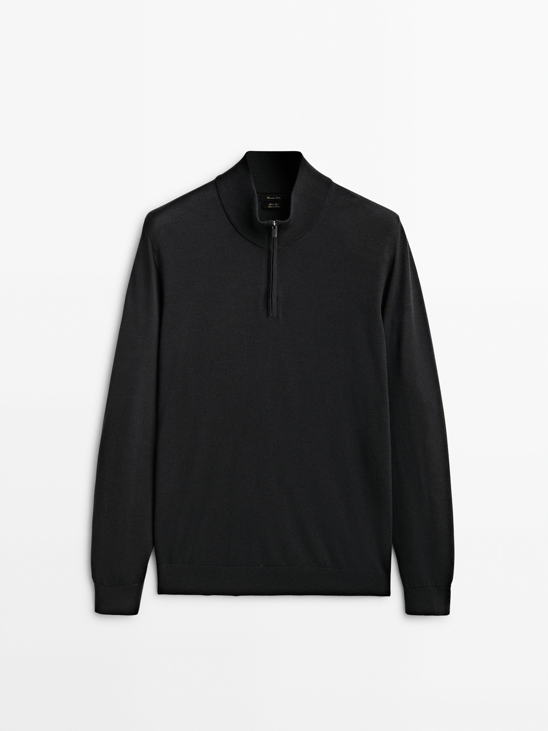 

Джемпер мужской Massimo Dutti 00966420800 черный L, 00966420800