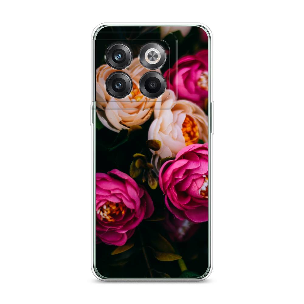 

Чехол Awog на OnePlus Ace Pro / ВанПлас Ace Pro "Розовые пионы на черном", 153350-8