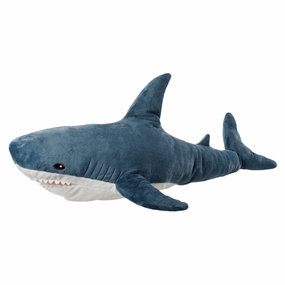 фото Мягкая игрушка-подушка yotoys акула большая 60 см акула_60_син nobrand