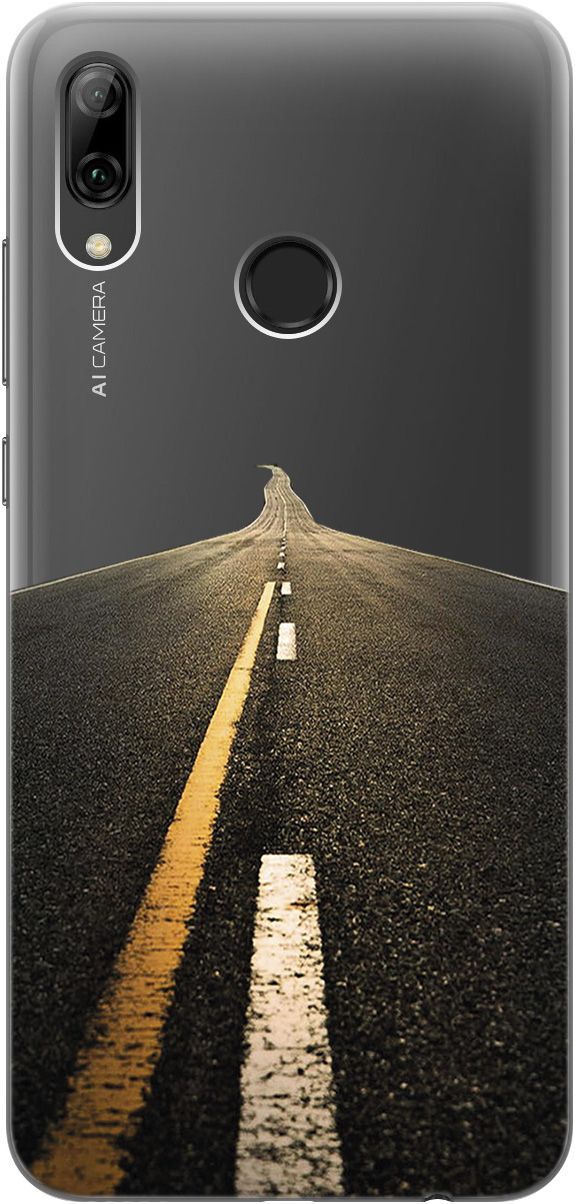 

Чехол на Honor 10 Lite/Huawei P Smart (2019) "Road" прозрачный, Прозрачный;коричневый, 5242