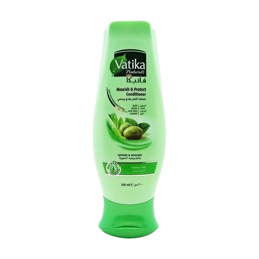 фото Кондиционер vatika naturals olive & henna питание и защита 200 мл dabur vatika