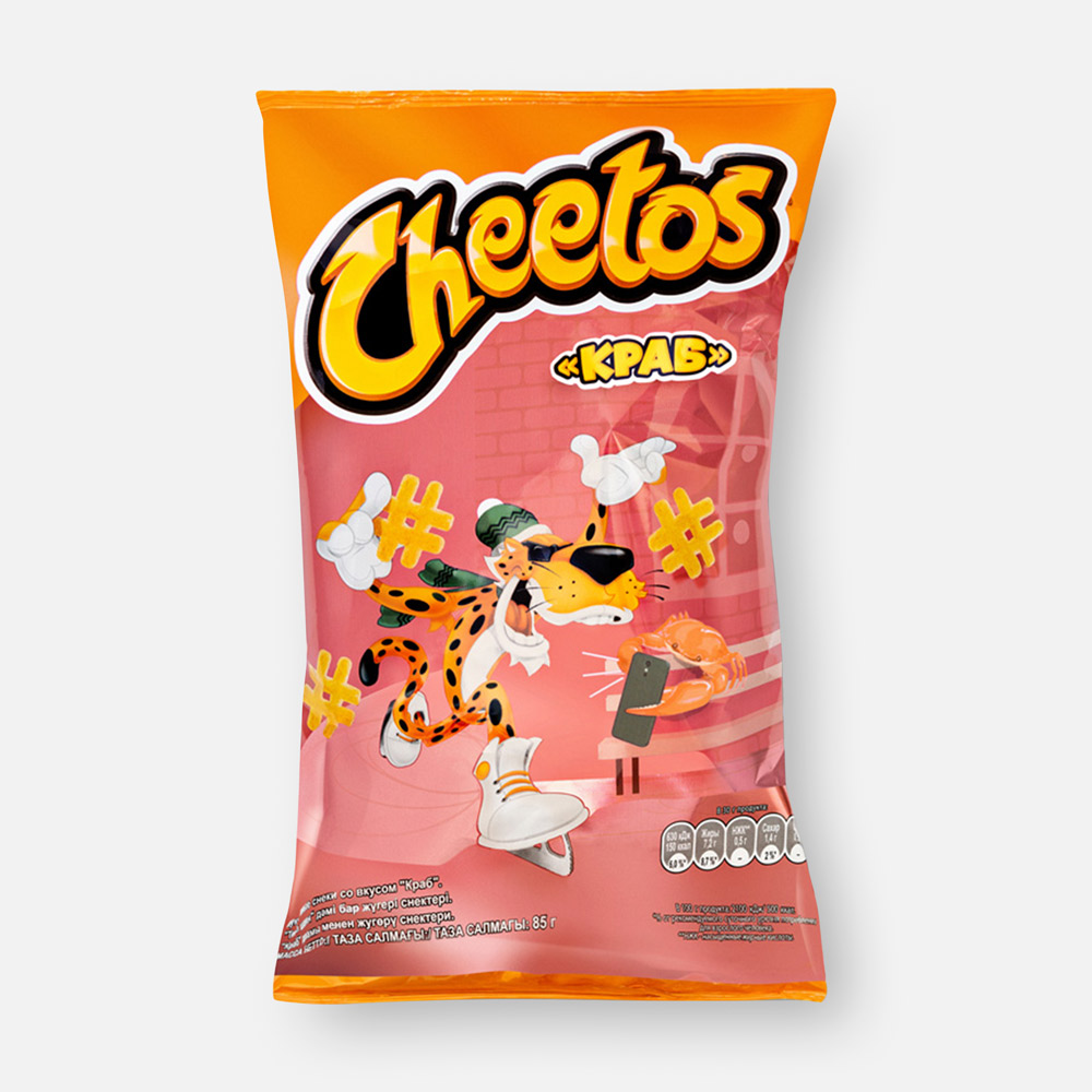 Кукурузные снеки Cheetos Краб 85 г