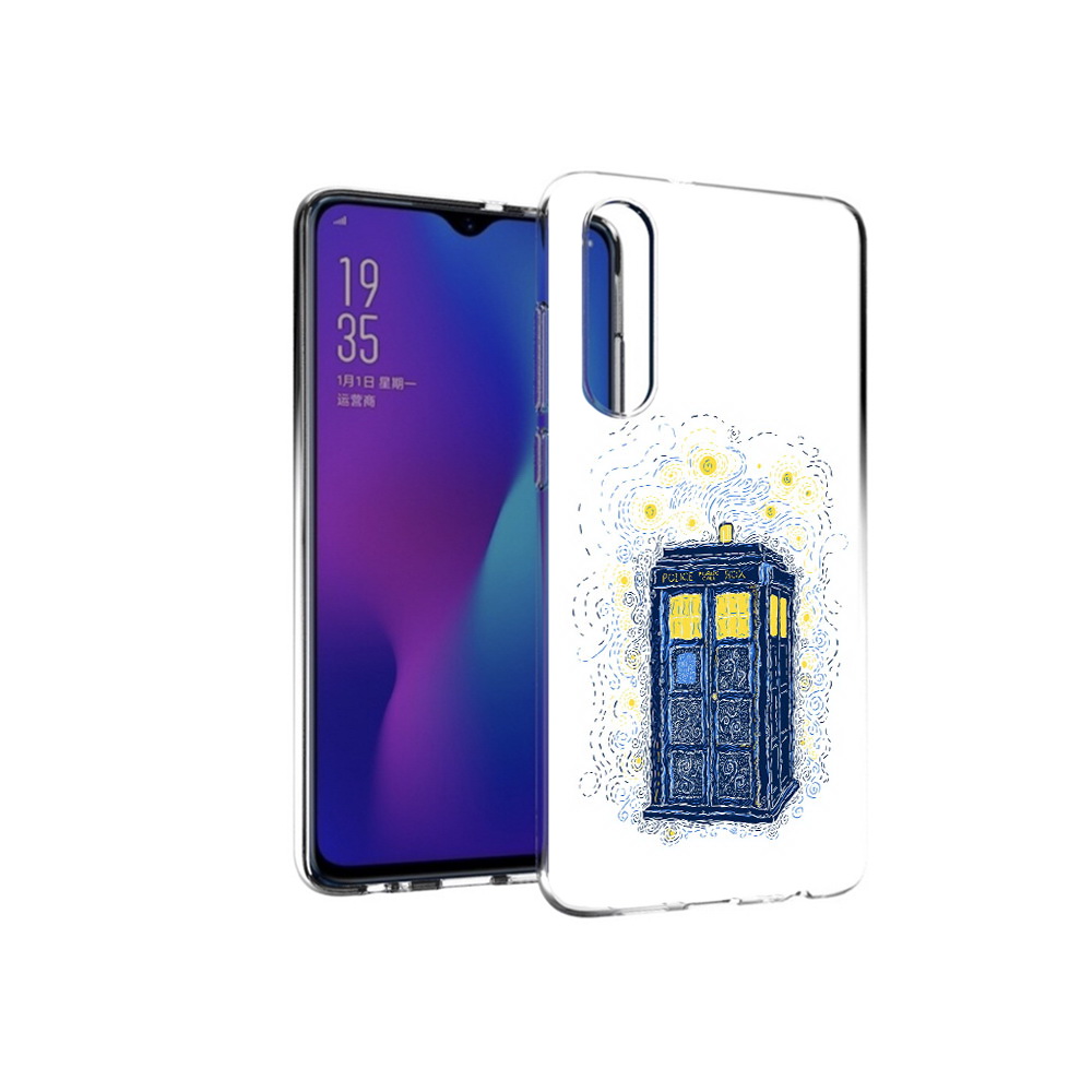 

Чехол MyPads Tocco для Huawei P30 будка рисунок, Прозрачный, Tocco