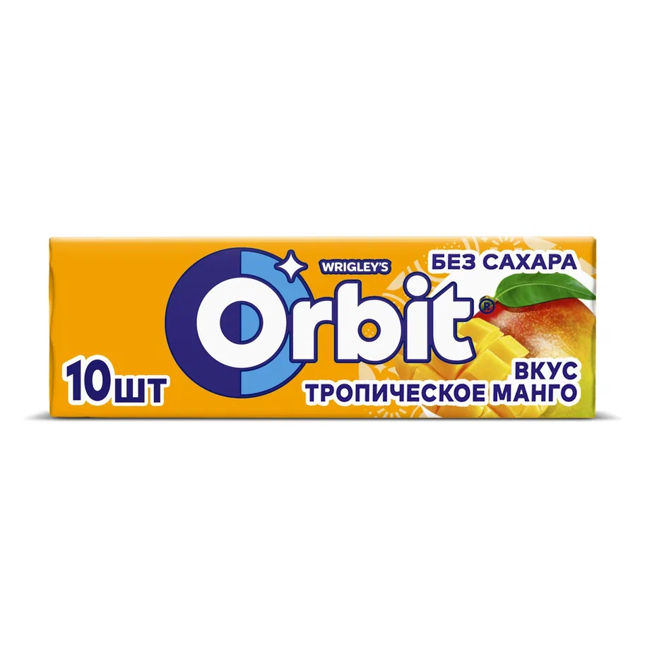 Жевательная резинка Orbit Тропическое Манго 13,6 г