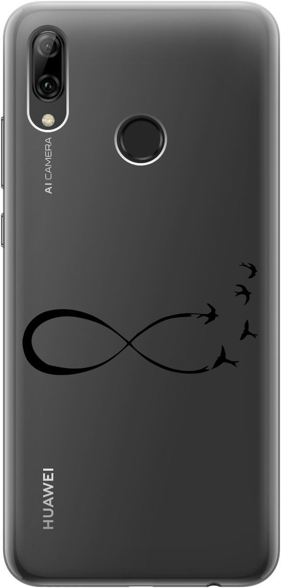 

Чехол на Honor 10 Lite/Huawei P Smart (2019) "Infinity" прозрачный, Прозрачный;черный, 5242