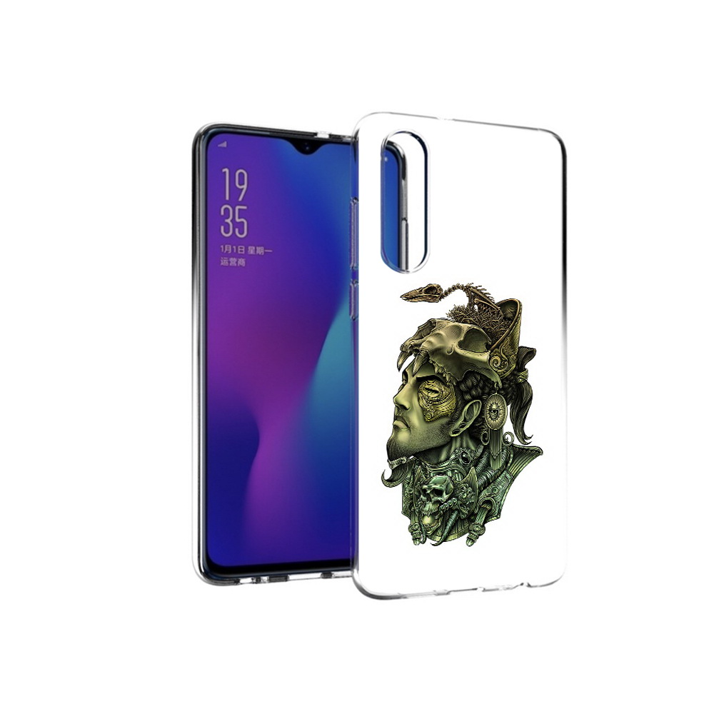 

Чехол MyPads Tocco для Huawei P30 бронзовый воин, Прозрачный, Tocco