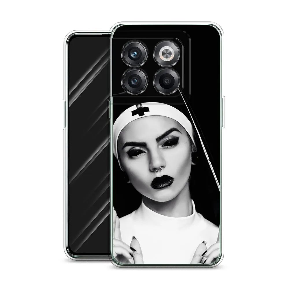 

Чехол Awog на OnePlus Ace Pro / ВанПлас Ace Pro "Черная монашка", Разноцветный, 153350-9