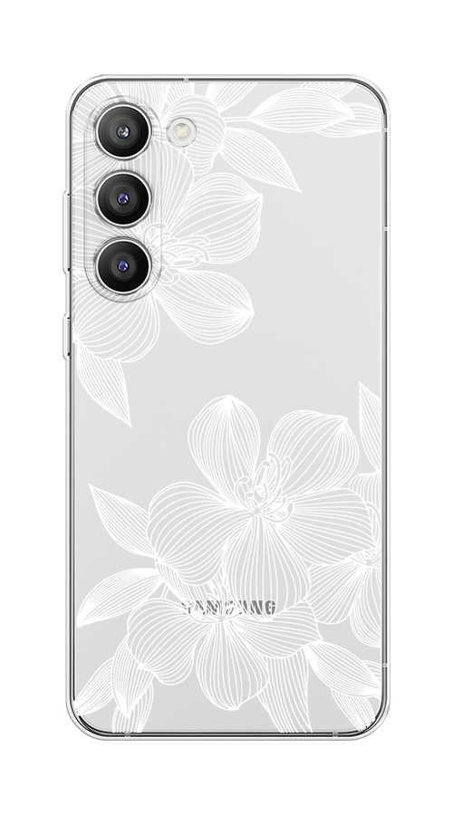 

Чехол на Samsung Galaxy S23 Plus 5G "Крокус", Белый;прозрачный, 2107450-1