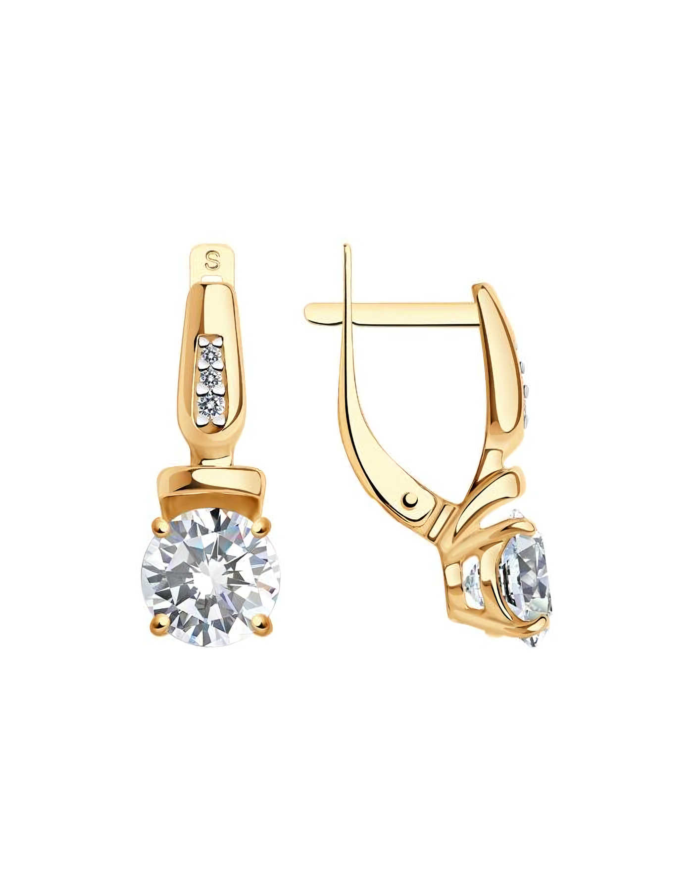 

Серьги из серебра TEO MAORI 893020880, фианит, 893020880