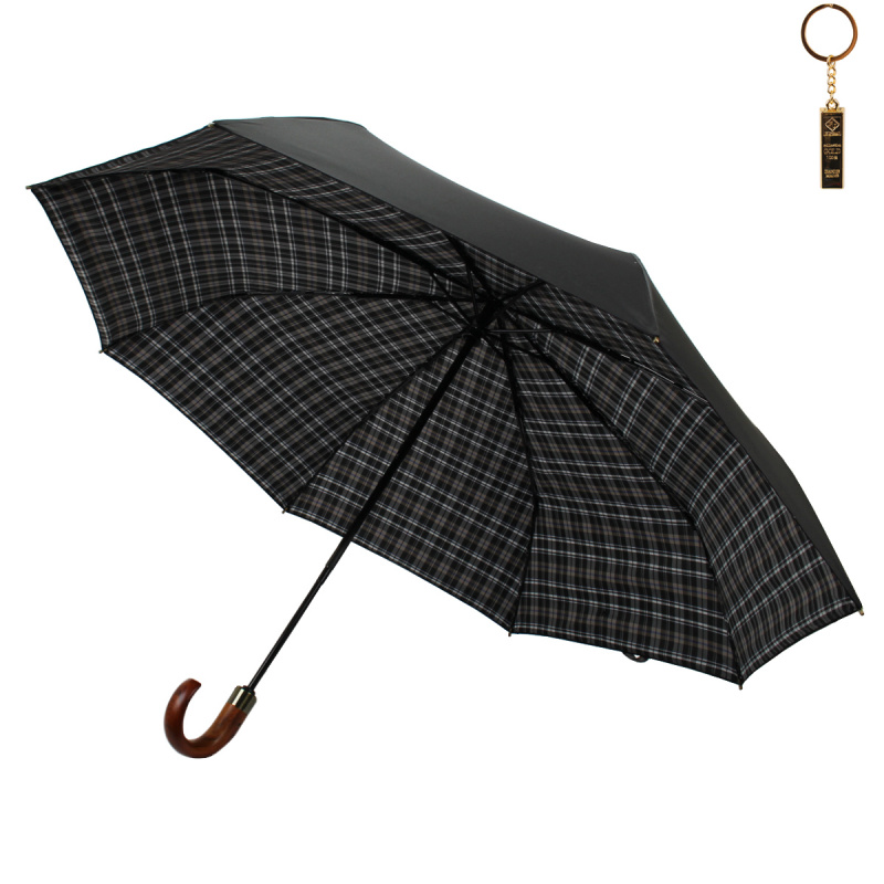 

Зонт мужской Flioraj 41023new черный, 41023new