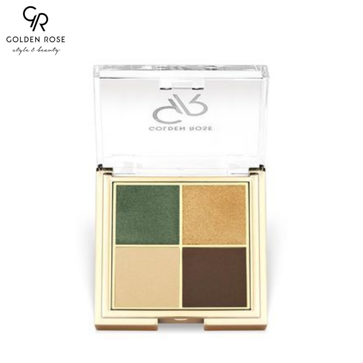 

Тени Для Век Golden Rose Серии Quattro Eyeshadow Palette 02 Royal Jungle, Разноцветный