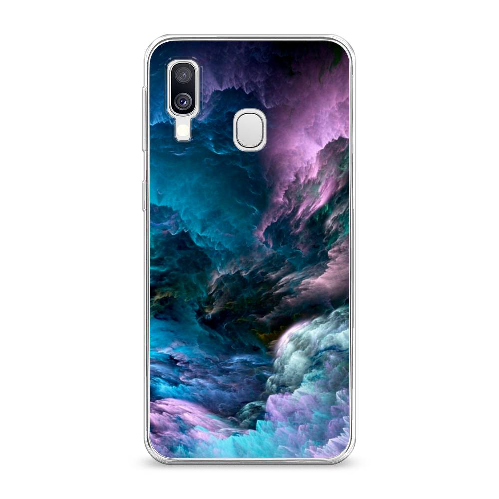 

Чехол на Samsung Galaxy A40 "Загадочное небо", Синий;фиолетовый, 28050-2