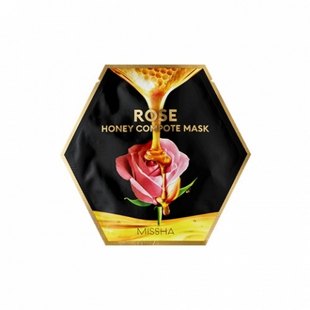 

Концентрированная тканевая маска для лица Missha Rose Honey Compote Mask 27 г