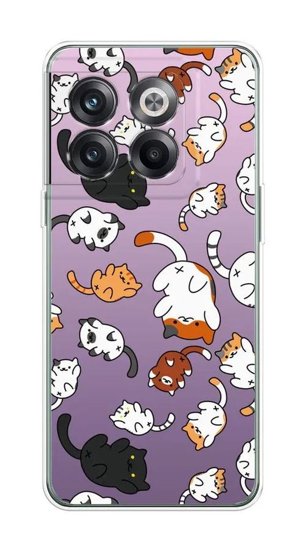 

Чехол Awog на OnePlus Ace Pro / ВанПлас Ace Pro "Котопад", Разноцветный, 153350-7