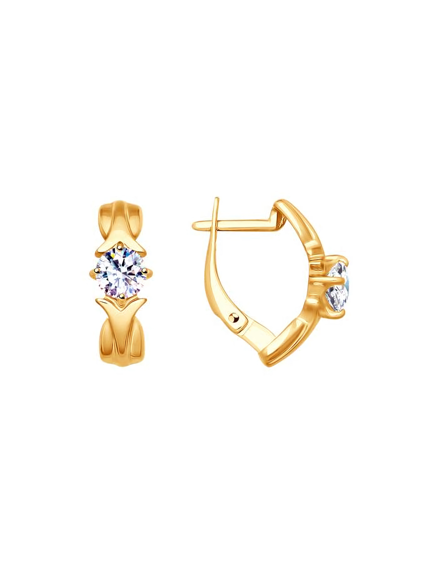 

Серьги из серебра TEO MAORI 893020871, фианит, 893020871