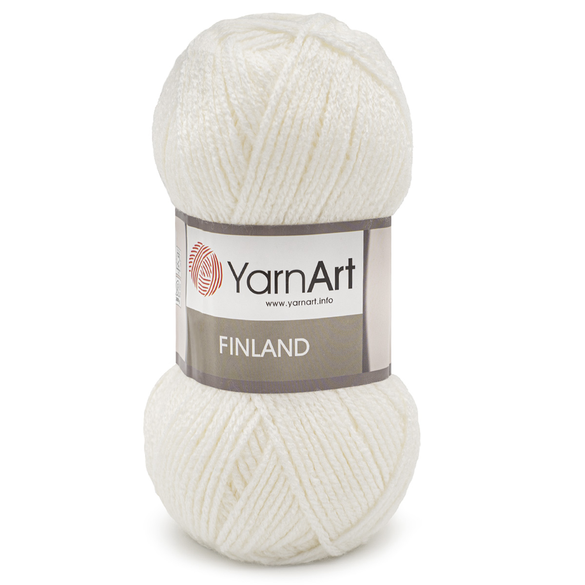 

Пряжа YarnArt 'Finland' 100г, 200м, 100% акрил, 150 белый, 5 мотков