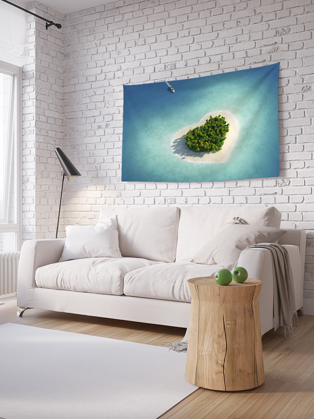 

Горизонтальное фотопанно JoyArty Остров любви, из ткани, 100х150 см
