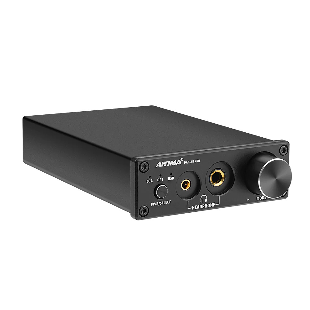 ЦАП с предусилителем AIYIMA DAC A5 Pro USB, оптическое аудио S/PDIF, Coaxial