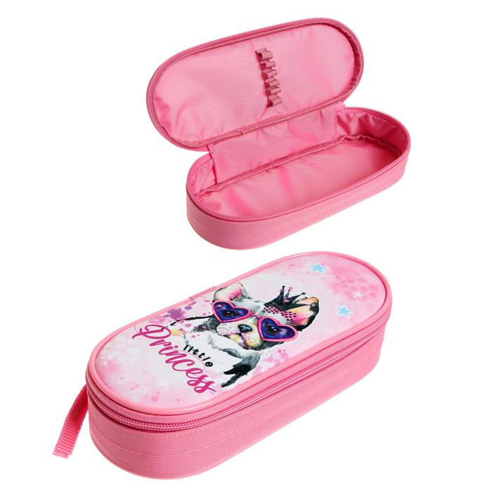 

Пенал-футляр, мягкий, тканевый, 50 х 210 х 85 мм, "Оникс", ПМК 22-20, Dog princess