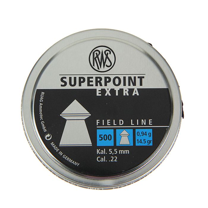 Пули RWS SUPERPOINT Extra 0,53g 4,5mm 500шт