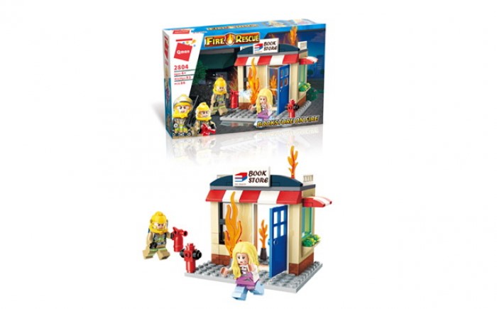 

Конструктор Brick Пожар в книжном магазине, 88 детали 2083537, 2083537